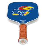 Rally Republic PIckleball Paddle - Kansas Jayhawks Blue Jayhawk Logo