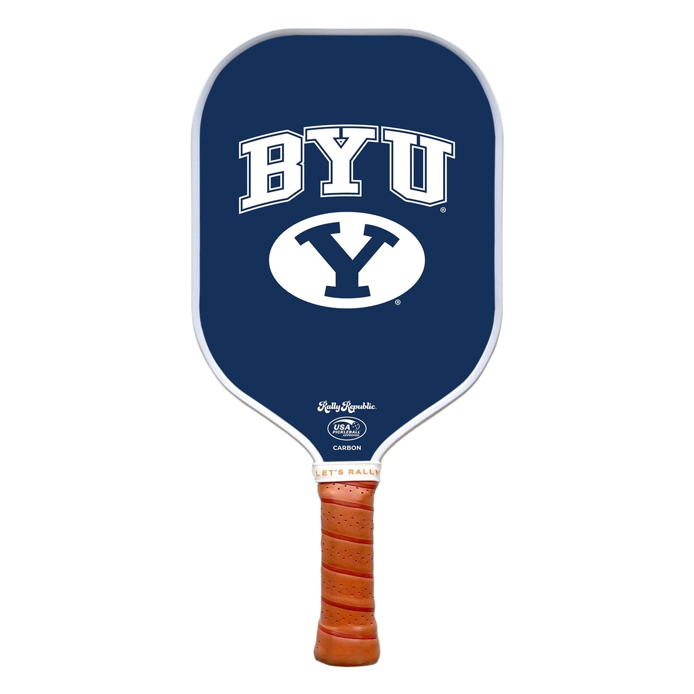 Rally Republic PIckleball Paddle - BYU Cougars BYU Blue Logo