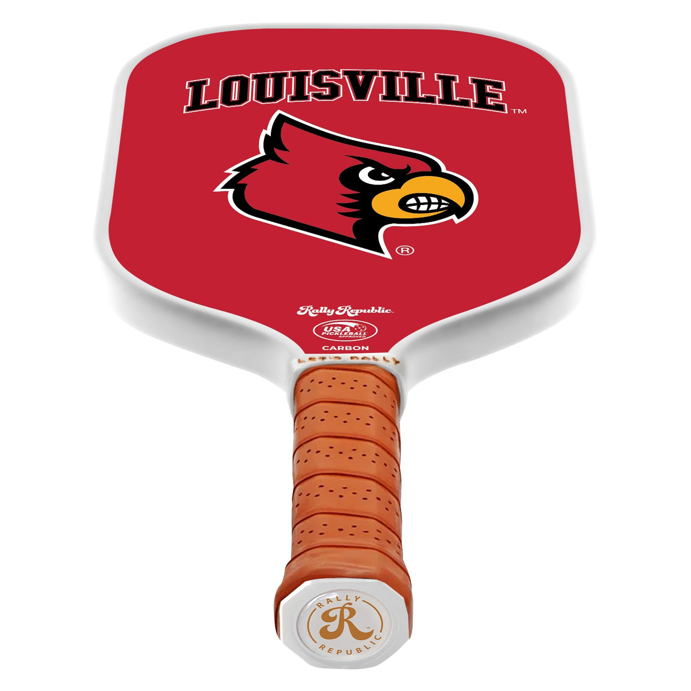 Rally Republic PIckleball Paddle - Louisville Cardinals Red Louie