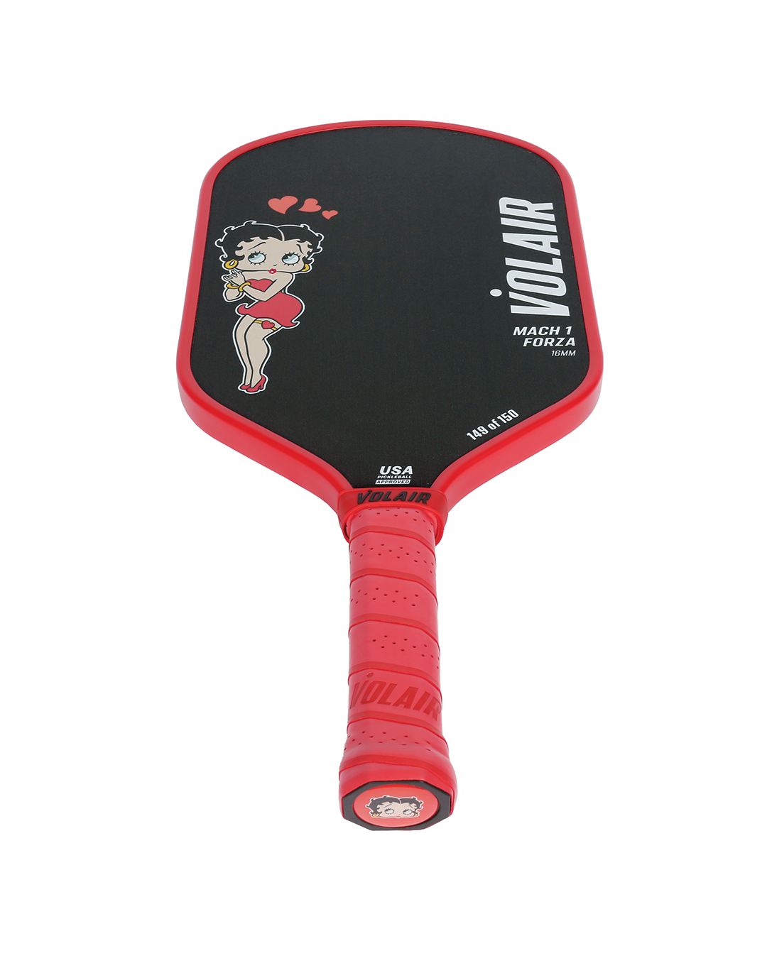 Volair Pickleball Mach 1 Forza Paleta de Pickleball | Betty Boop "Classy"