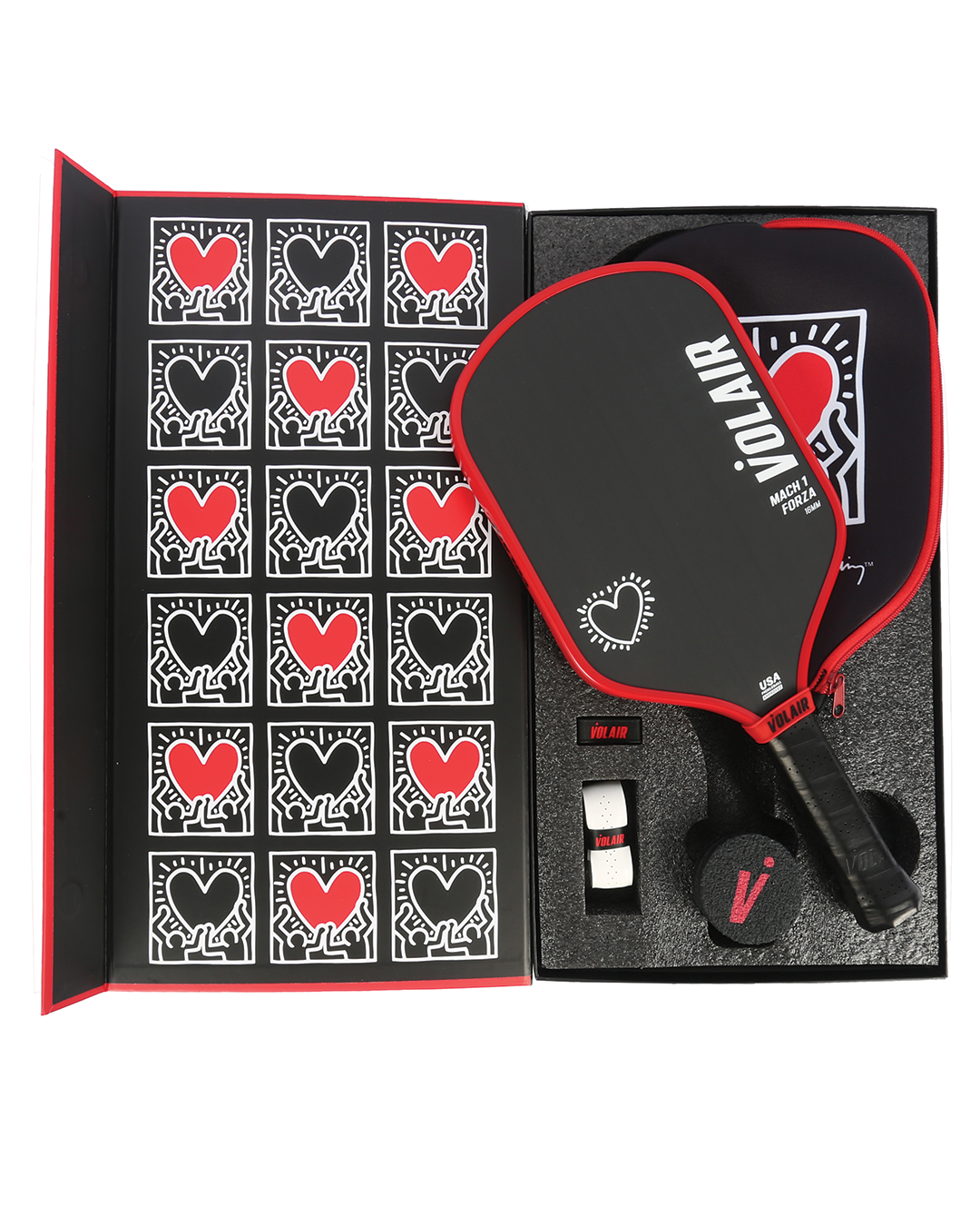 Volair Pickleball Mach 1 Forza 16mm: Keith Haring #1