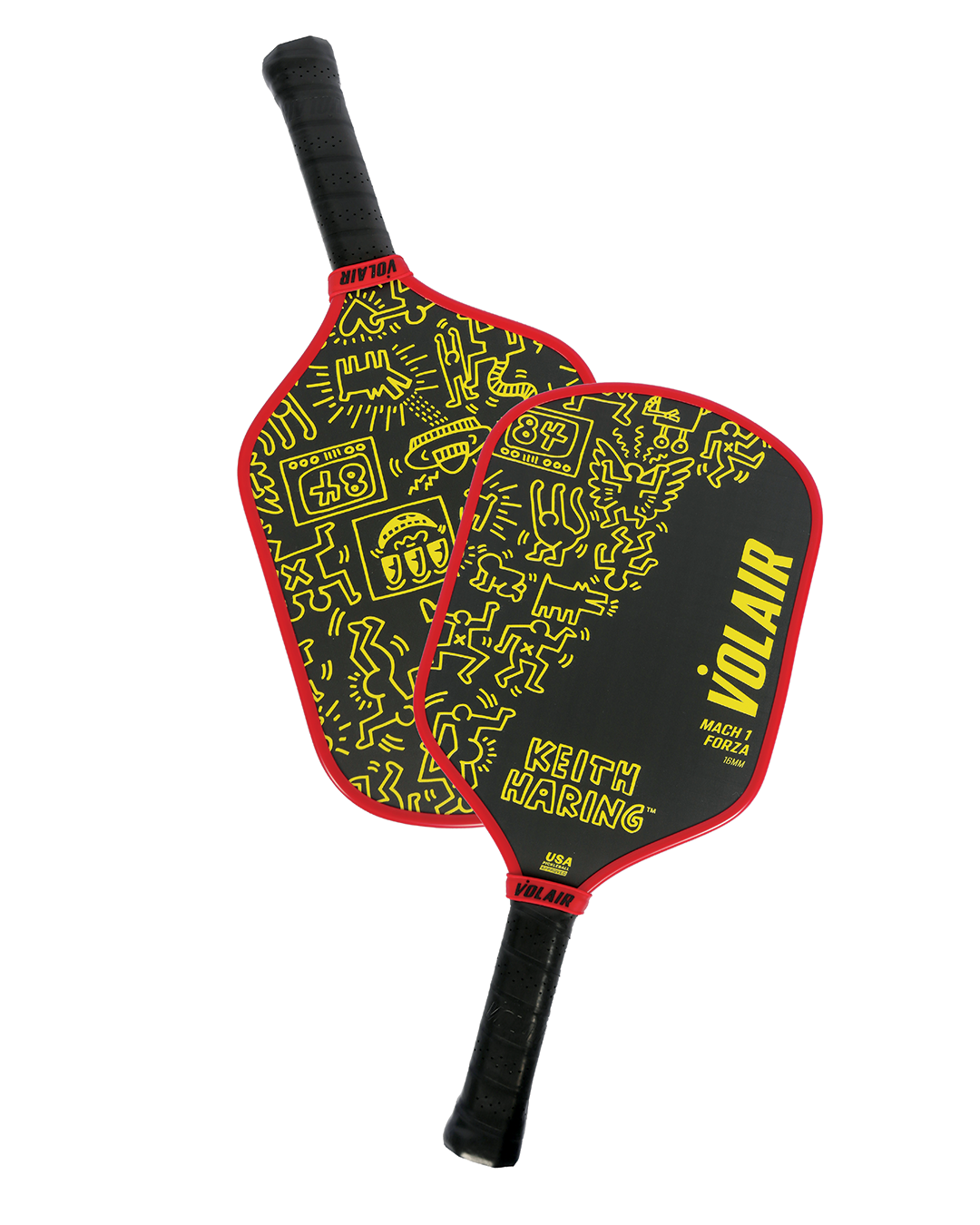 Volair Pickleball Mach 1 Forza 16mm: Keith Haring #2