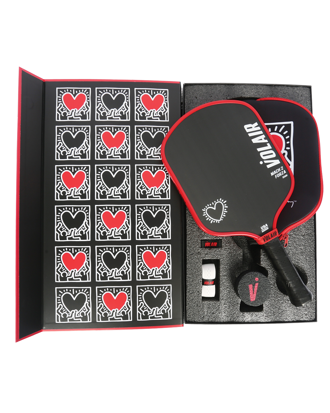 Volair Pickleball Mach 2 Forza 16mm: Keith Haring #1