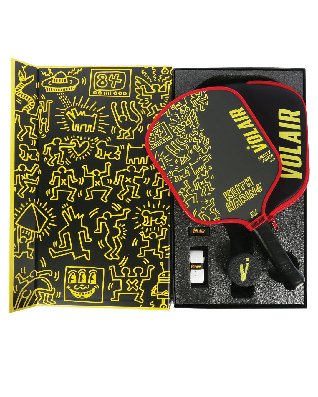 Volair Pickleball Mach 2 Forza 16mm: Keith Haring #2