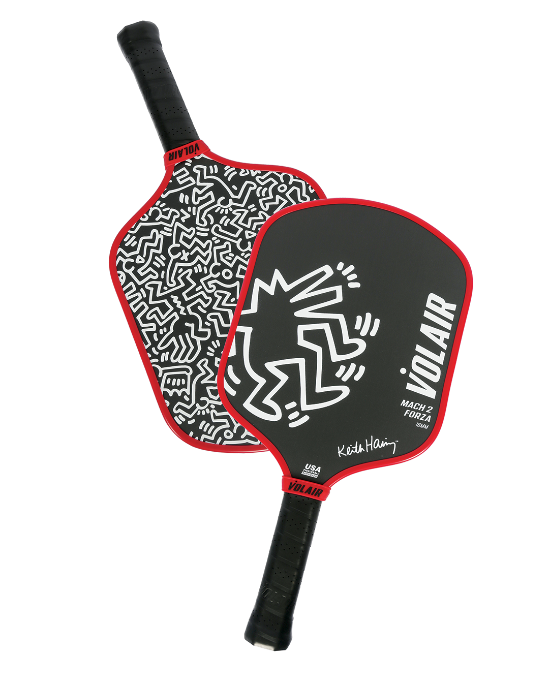 Volair Pickleball Mach 2 Forza 16mm: Keith Haring #3