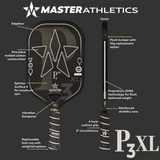 Master Athletics Pickleball Paddle P3XL & Tuning Kit