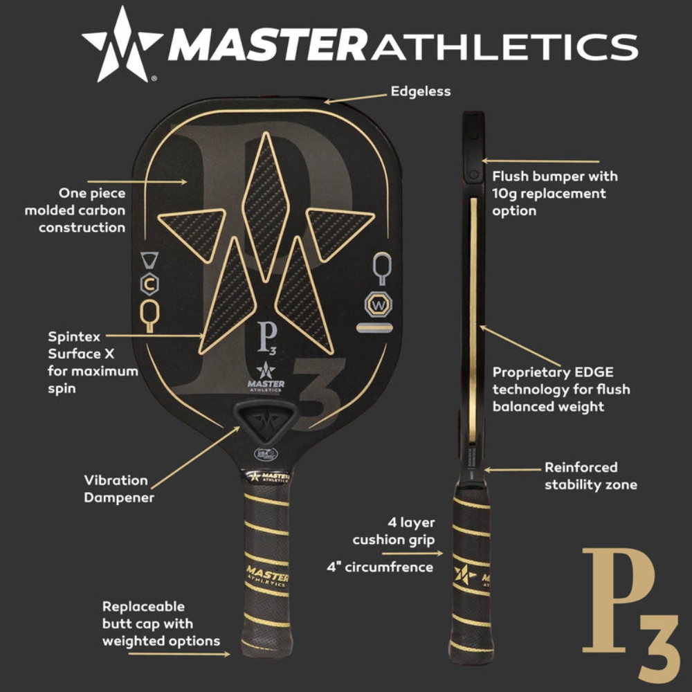 Master Athletics Pickleball Paddle P3 & Tuning Kit