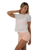 Tower Padel Mesh Motion Tee | Women