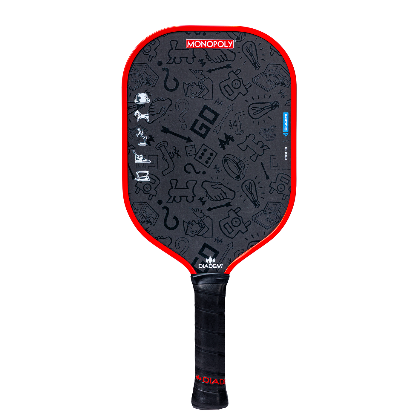 Diadem Pickleball Paddle Edge BluCore x Monopoly Limited Edition