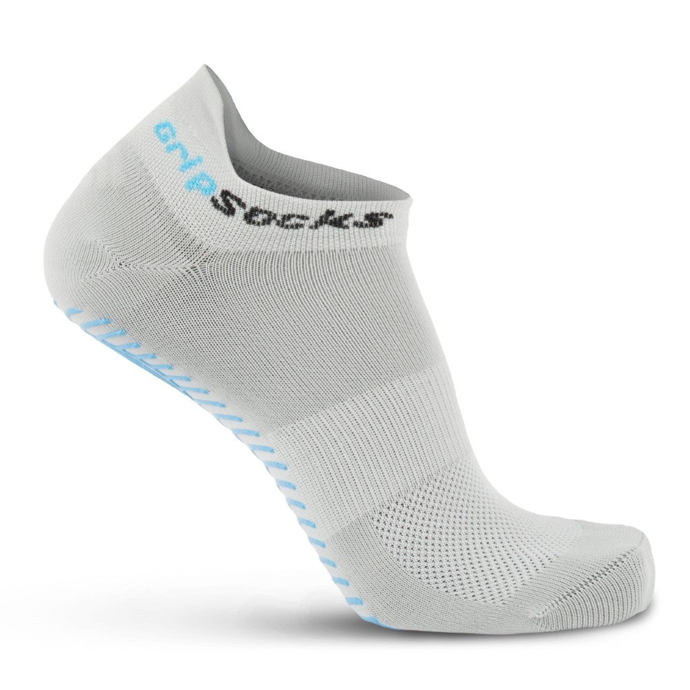 Athletic Socks with Grips - Ankle Sock - Gray