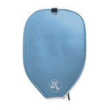 Rally Republic Paddle Cover - North Carolina Tar Heels White with Navy Blue Outline Athletic Primary Mark | PU Leather