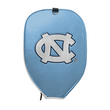 Rally Republic Paddle Cover - North Carolina Tar Heels White with Navy Blue Outline Athletic Primary Mark | PU Leather