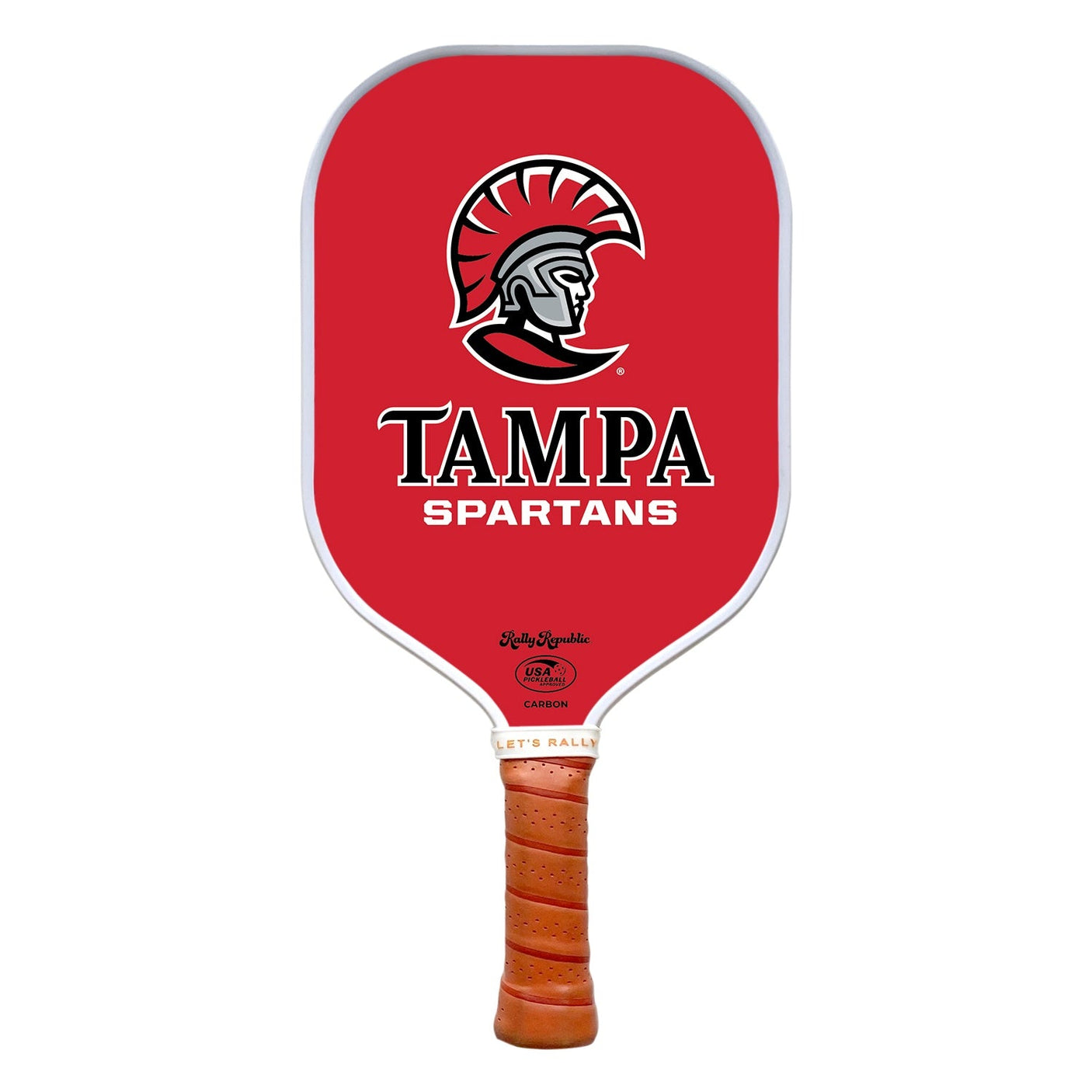 Rally Republic PIckleball Paddle - Tampa Spartans Red Spartan Head