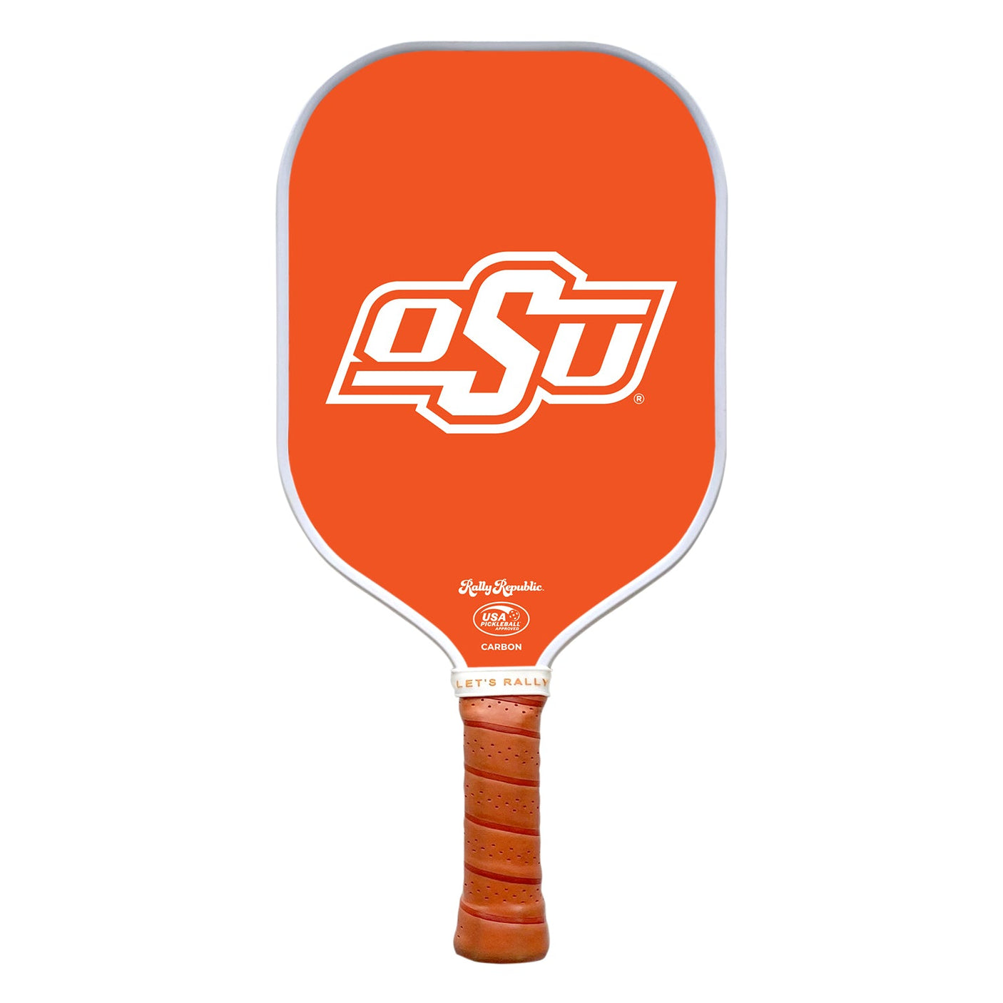 Rally Republic PIckleball Paddle - Oklahoma State Cowboys Orange OSU Logo