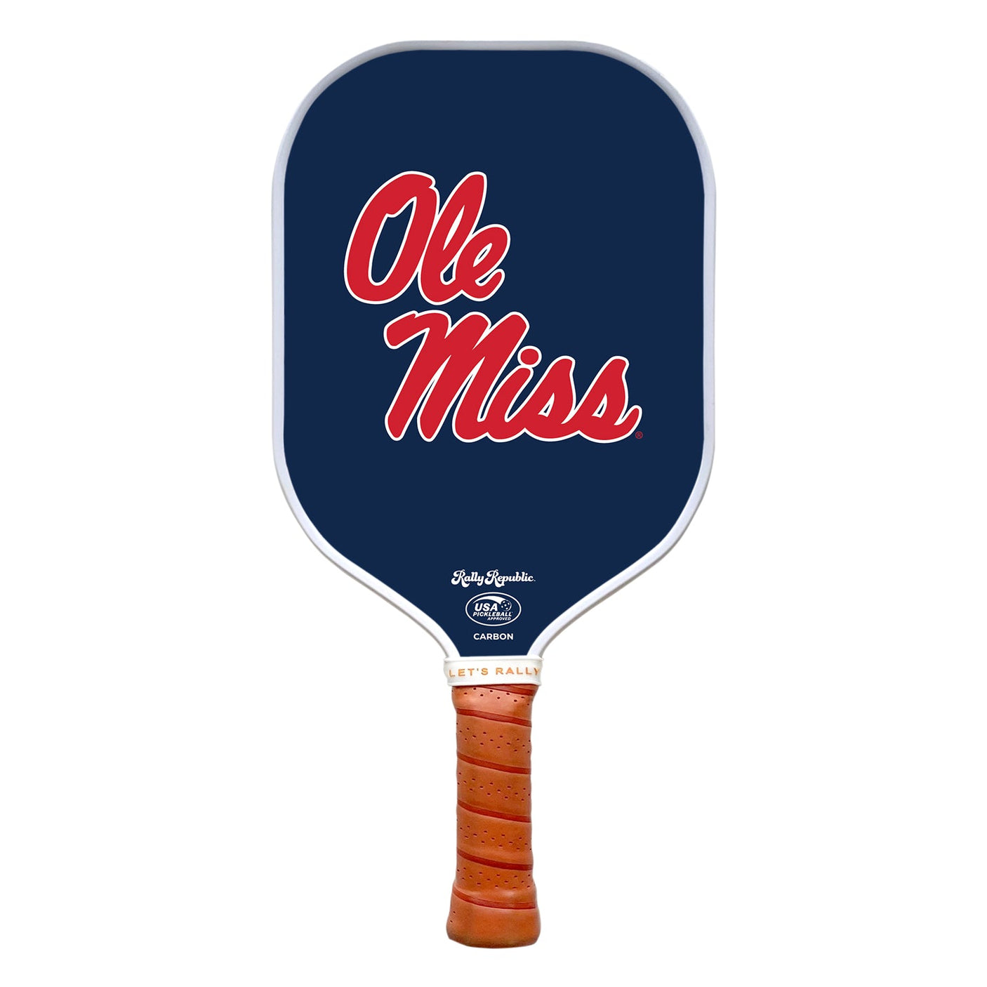 Rally Republic PIckleball Paddle - Ole Miss Rebels Navy Ole Miss