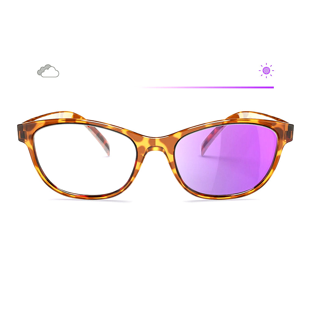 Reks Tortoise Oval Prescription Transitions® Colors