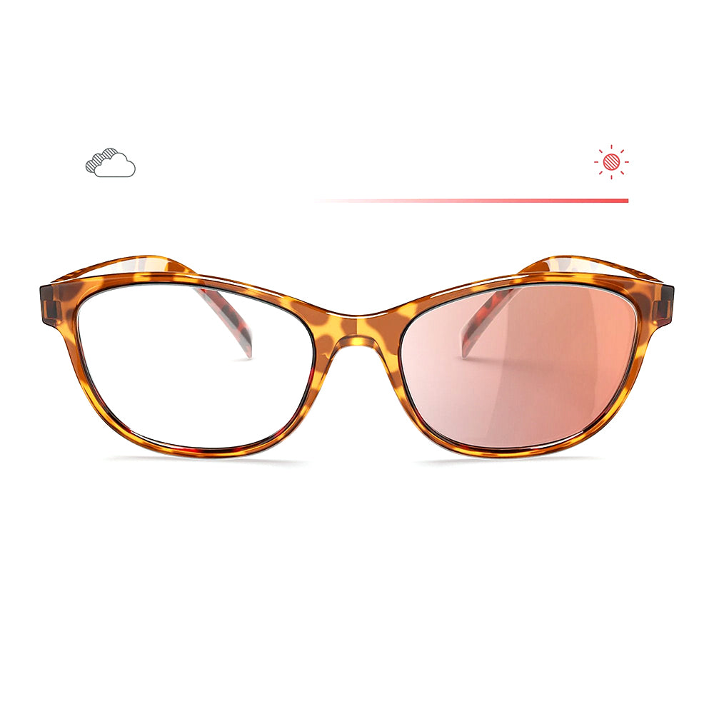 Reks Tortoise Oval Prescription Transitions® Colors