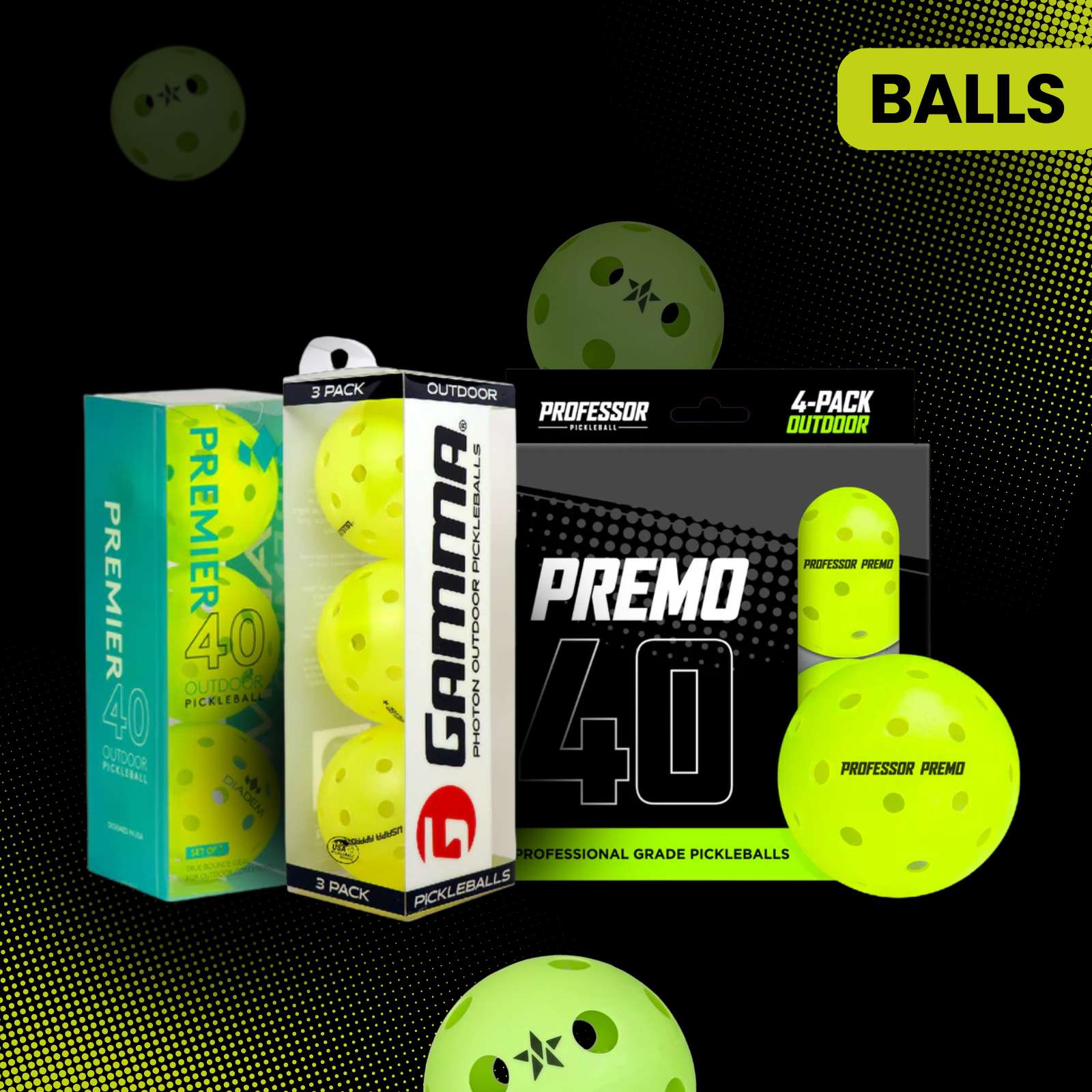 Regalo de pelotas de pickleball para mujer