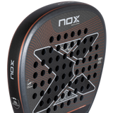 Nox Padel Racket Charcoal 12K Aluminized LA10 Leo Augsburger 2024