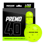 Professor Pickleball Outdoor Balls PREMO40 | Pro-Grade