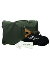 Cork Padel Vintage Leather Handbag Green