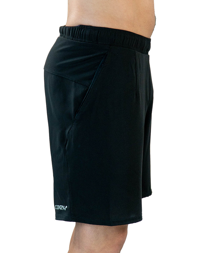 Cork Padel Men's Premium Shorts Black