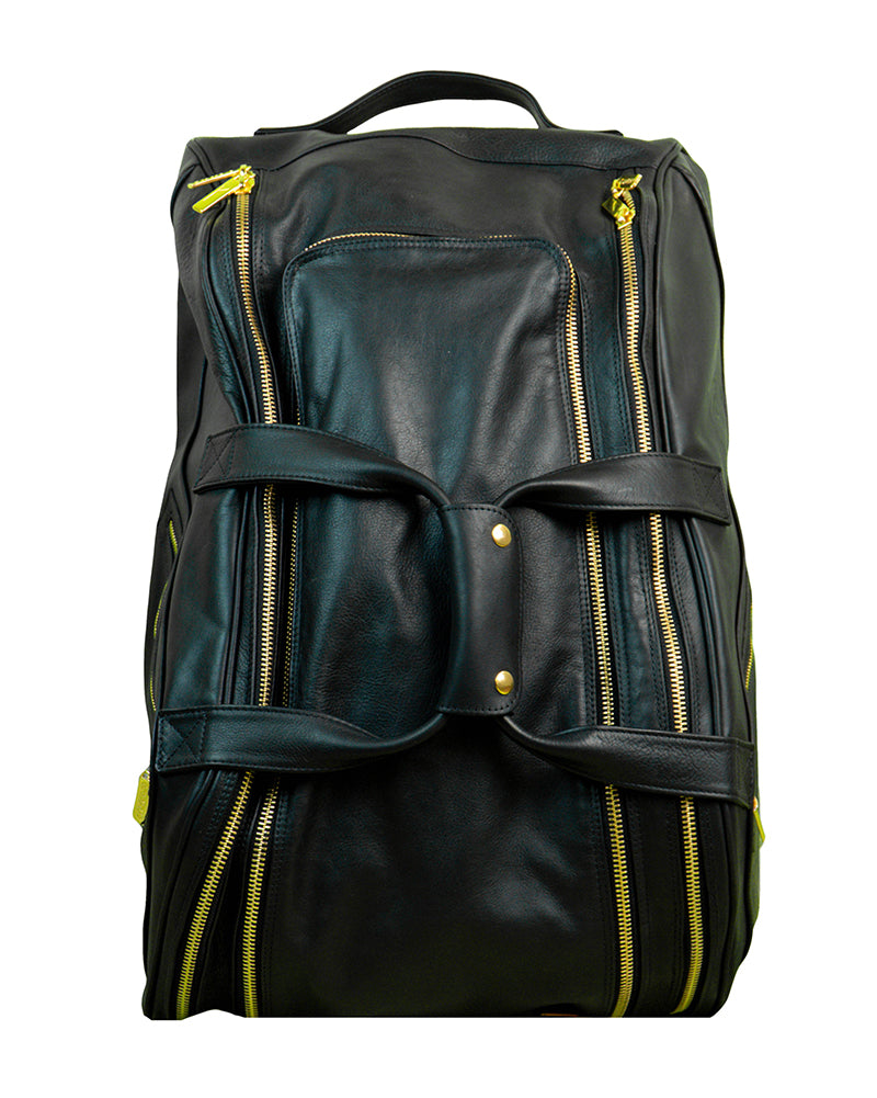 Cork Padel Leather Thermobag Black/Gold