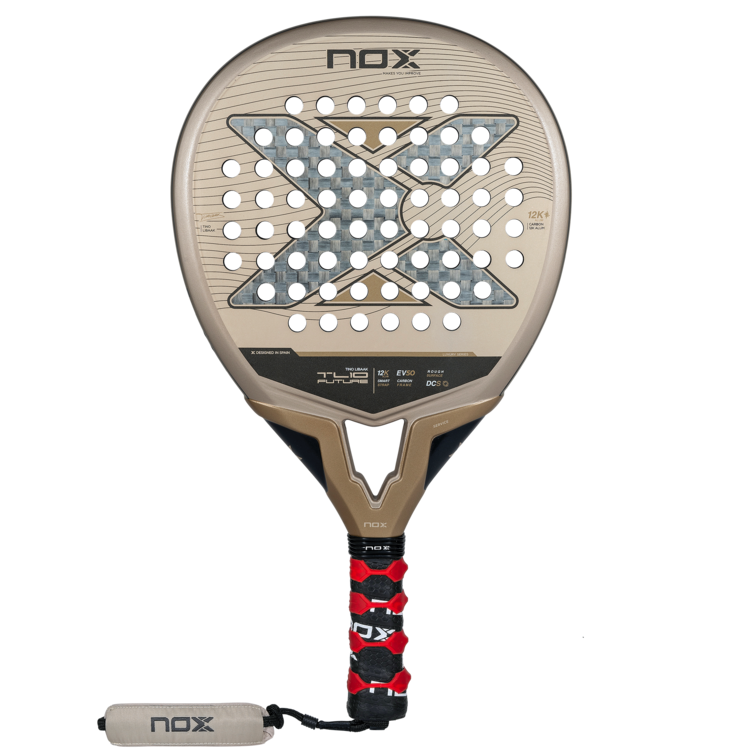 Nox Padel Racket Charcoal 12K Aluminized TL10 Tino Libaak 2024