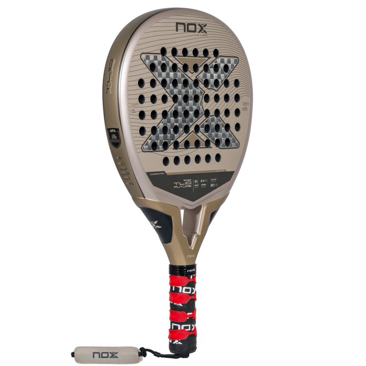 Nox Padel Racket Charcoal 12K Aluminized TL10 Tino Libaak 2024