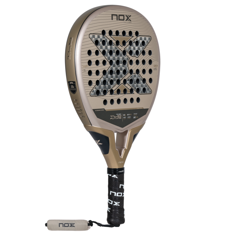 Nox Padel Racket Charcoal 12K Aluminized TL10 Tino Libaak 2024