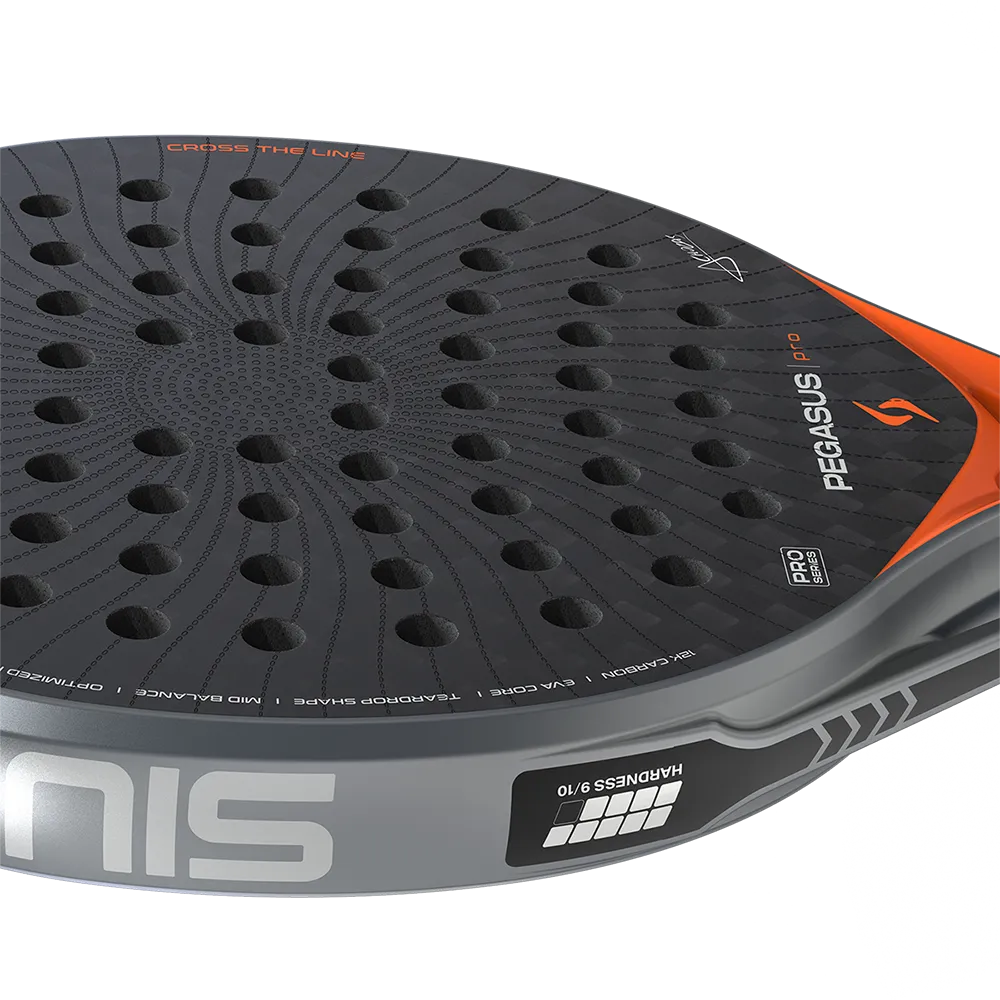 Siux Padel Racket Pegasus Pro 2026 Lava Orange