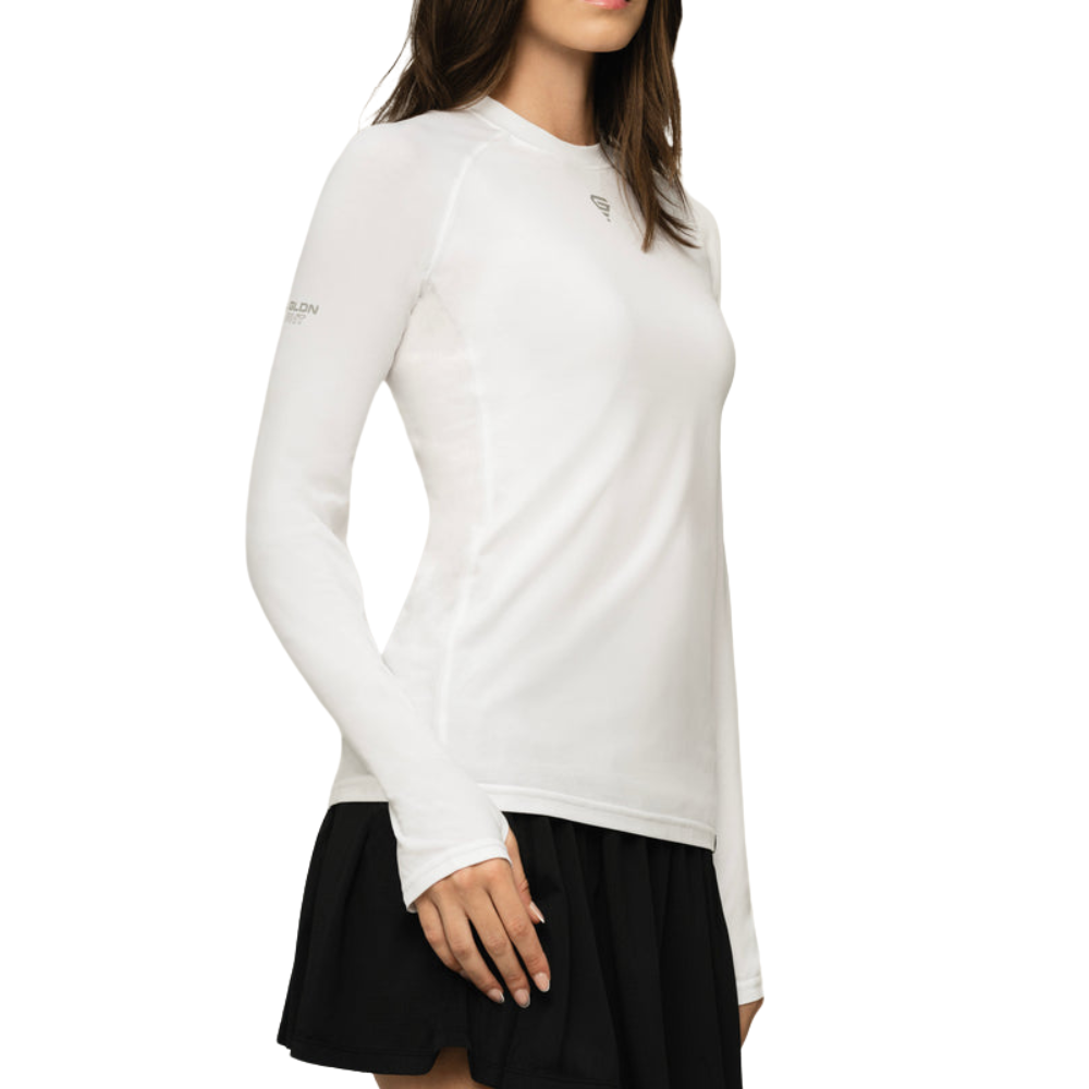 GLDN PNT Performance L/S Top Bright White