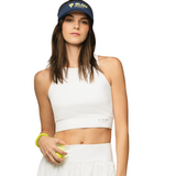 GLDN PNT Performance Racerback Bra Top Bright White