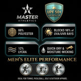 Master Athletics Men's Elite Performance Long Sleeve Crew - UPF 50+
