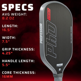 Professor Pickleball Paddle PhD 16mm | VARIOUS BUNDLES