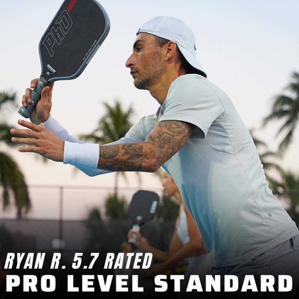Professor Pickleball Paddle PhD PRO 16mm w/ Paddle Cover