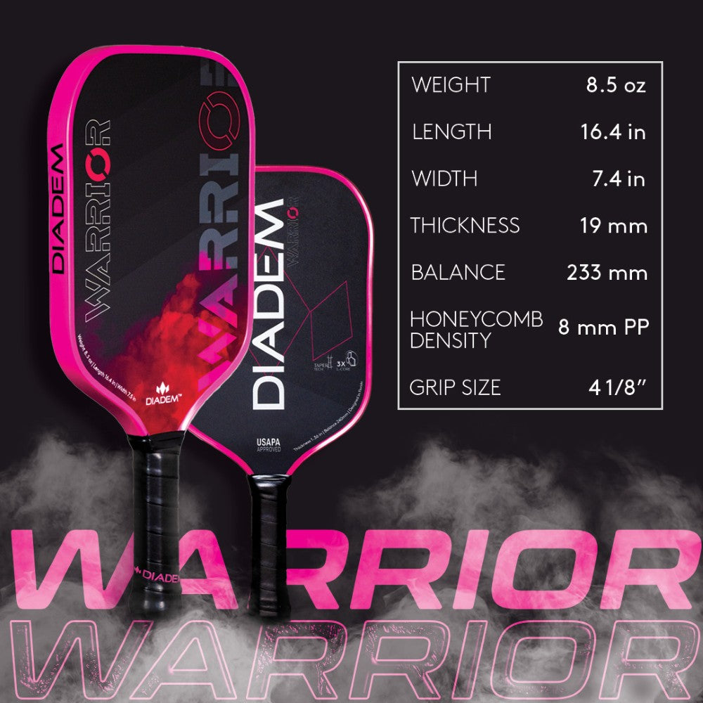 Pala de pickleball Diadem DUPR Warrior