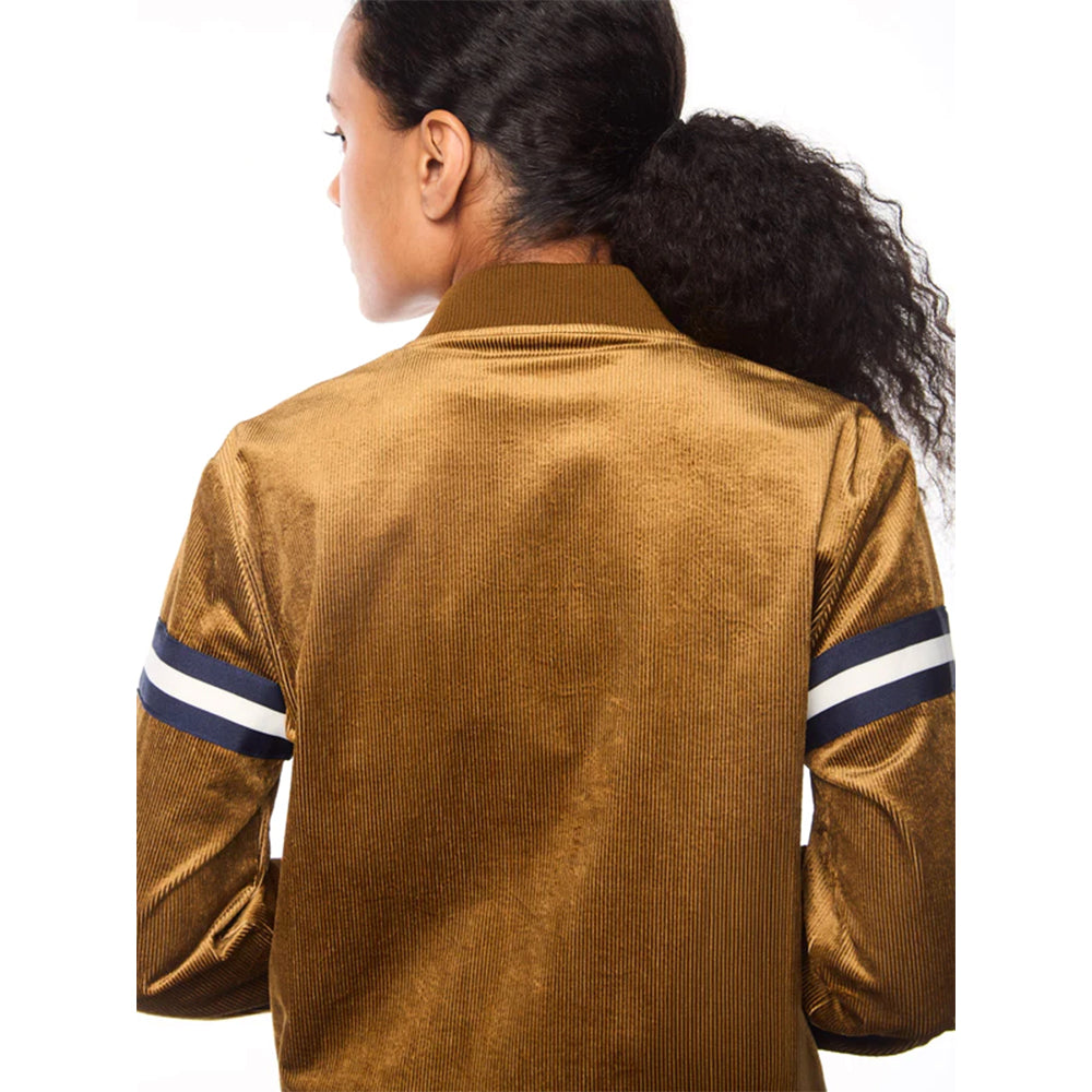 Chaqueta de chándal Cordurato para mujer Sergio Tacchini | Marrón bronce