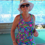 Camiseta de tirantes estilo nadador Bella de pádel Groovy