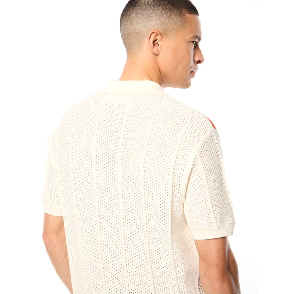Sergio Tacchini Montell Knit Polo | Gardenia