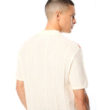 Sergio Tacchini Montell Knit Polo | Gardenia