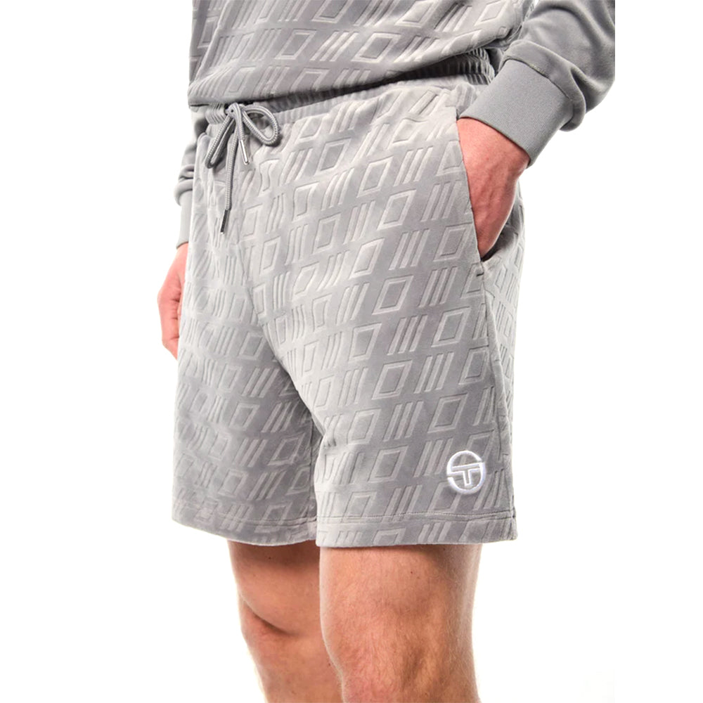 Sergio Tacchini Bandiera Pantalón Corto de Terciopelo Repujado | Sleet
