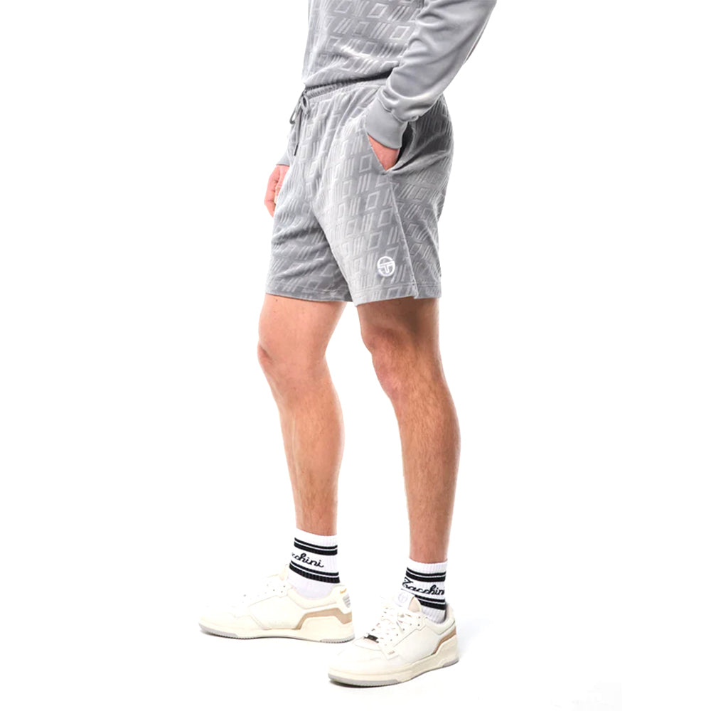 Sergio Tacchini Bandiera Pantalón Corto de Terciopelo Repujado | Sleet
