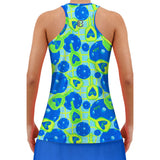 Valor neto de la camiseta sin mangas estilo "racerback" Bella de Picckleball