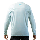 Camiseta de manga larga Picckleball Bella para hombre, color aguamarina