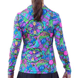 Picckleball Bella 1/4 Zip Manga Larga Groovy