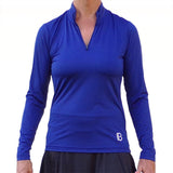 Picckleball Bella 1/4 Zip Manga Larga Marino