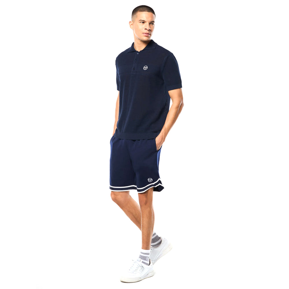 Sergio Tacchini Sabino Knit Polo | Maritime Blue