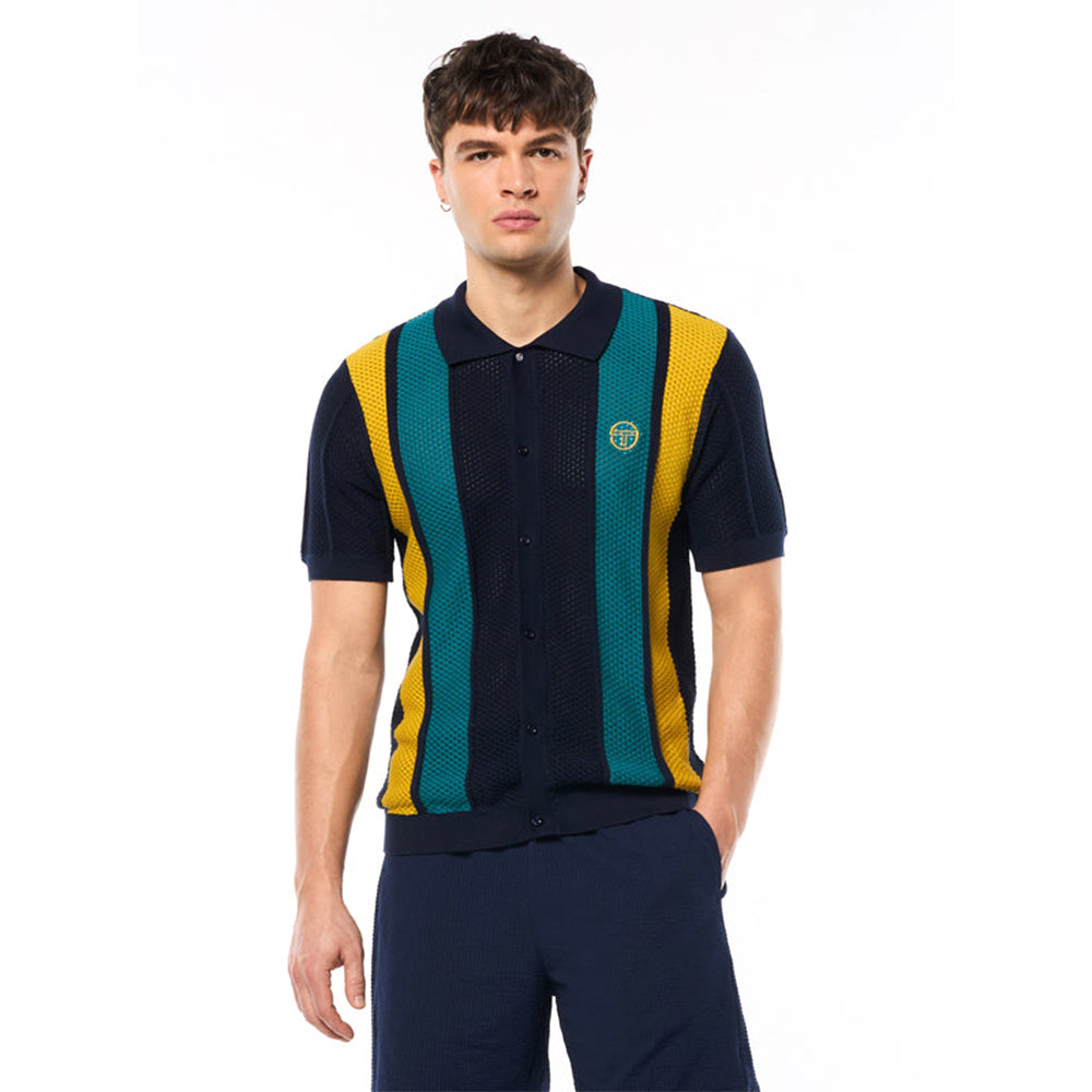 Sergio Tacchini Montell Knit Polo | Maritime Blue