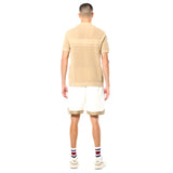 Sergio Tacchini Sabino Knit Polo | Mojave Desert